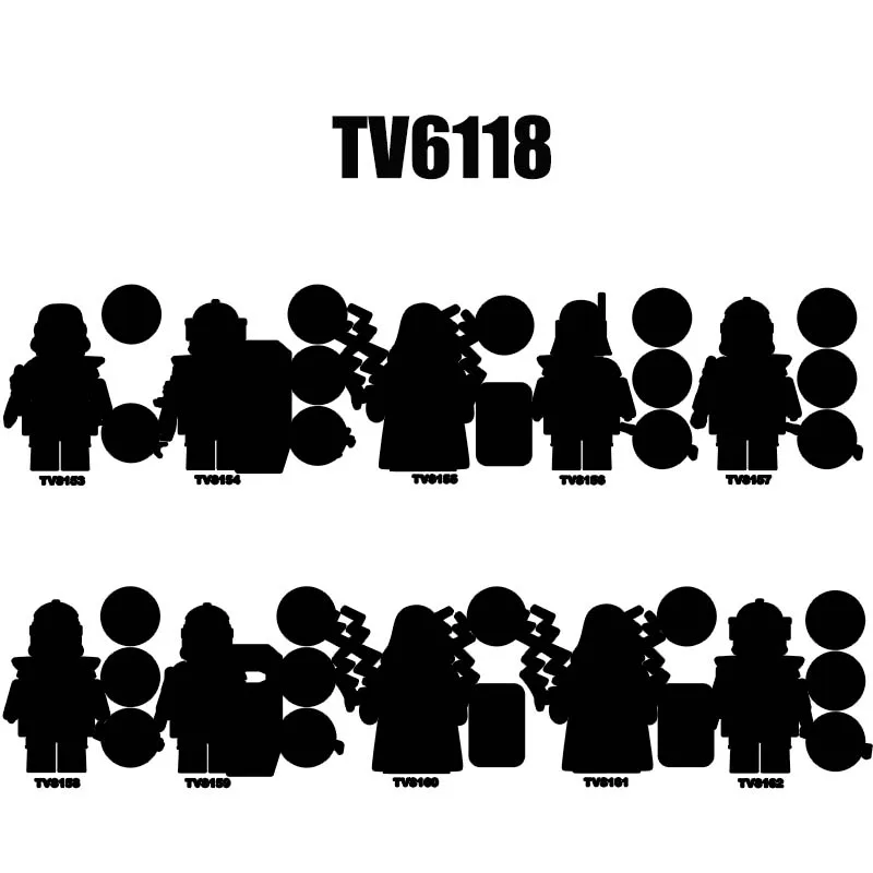 

Action Figures Movie Building Blocks TV6118 TV8153 TV8154 TV8155 TV8156 TV8157 TV8158 TV8159 TV8160 TV8161 TV8162 Gift Toys