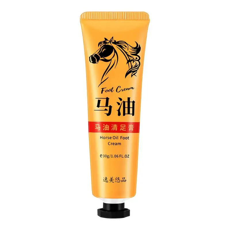 Horse Oil Foot Cream Anti-Drying Hand Cream Smooth Feet Balm Dry Skin Natural Cracked Heel Hand Care Hand Foot Repair Cream