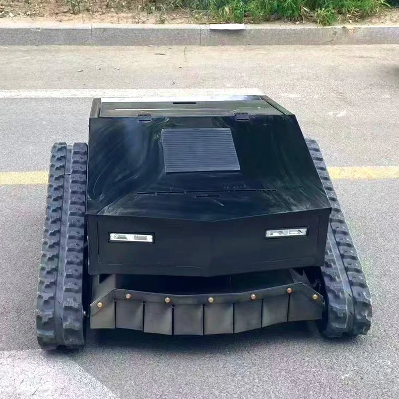 جزازة العشب المخصصة للتحكم عن بعد والروبوت الصناعي اللاسلكي مع صندوق العشب للزراعة