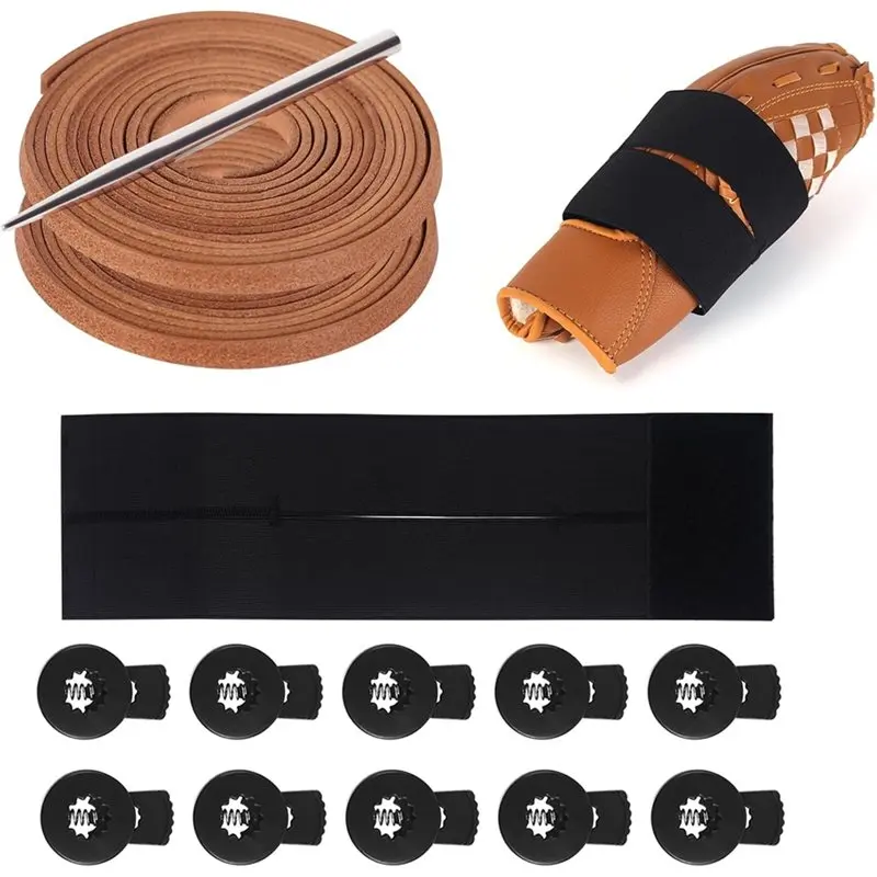 

Комплект для ремонта бейсбольных перчаток: 14 шт. (2 кожаных шнурка для перчаток с иглой, 10 фиксаторов для перчаток) для бейсбольных и софтбольных перчаток. Отправка со склада.