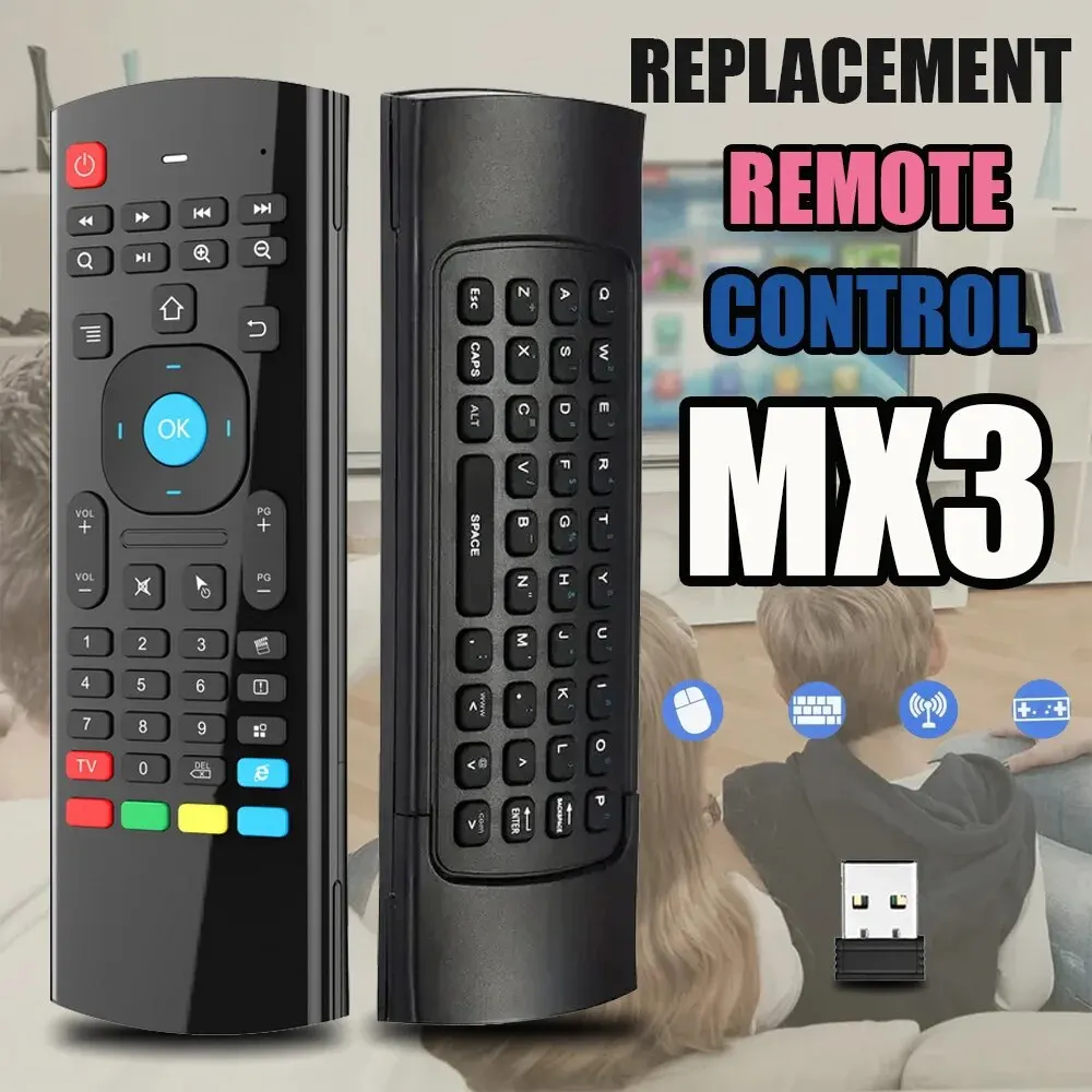 Air Mouse Wireless Mini Keyboard Remote Control MX3 2.4GHz IR Learning Remote Control For PC Android TV Box Smart TV