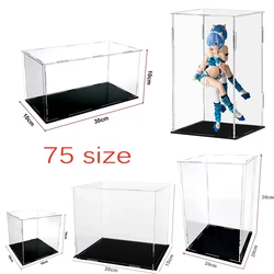 Acrylic Display Case for Collectibles Assembled Clear Acrylic Box for Display Figures Storage Toy Dustproof Protection Showcase