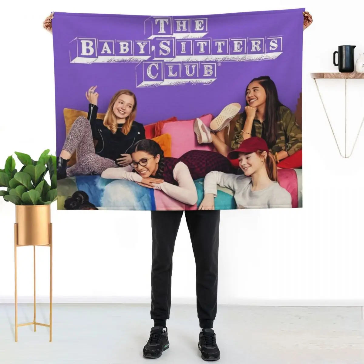 The Baby - Sitters Club Throw Blanket Color Fast Cozy Throw Blanket