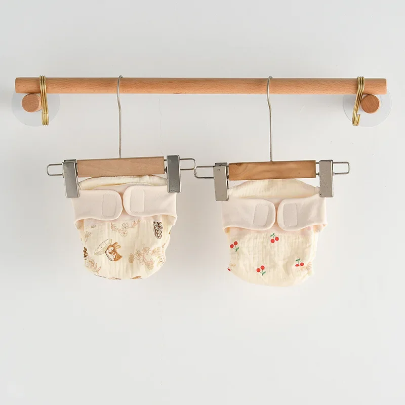 

2pcs Baby Underwear Newborn Cotton Gauze Diaper Washable and Reusable Diaper Children's Shorts Diaper 0-3T Potty Training Pants