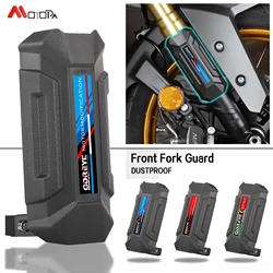 For triumph Scrambler 400 X 2023 Motorcycle Scrambler 400X 2024 Front Fork Guard Shock Absorbing Protective Shell Cover