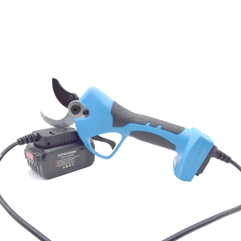 21V 4AH 40mm Cordless Battery Progressive Pruning Shear Efficient scissors Bonsai Electric Tree Branches LIDACA-8605L