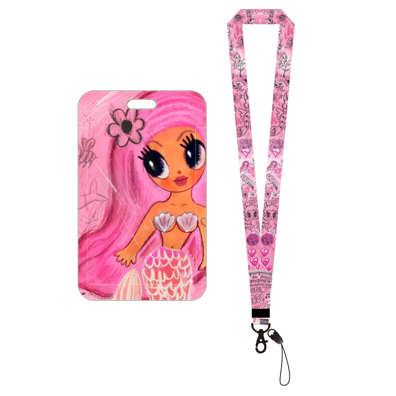 Karol G Card Holder Lanyard para Keychain, Clipe Retrátil, Titulares de Cartão de Visita, Alça de Pescoço, Porta Badge Holder, Yoyo, Novo