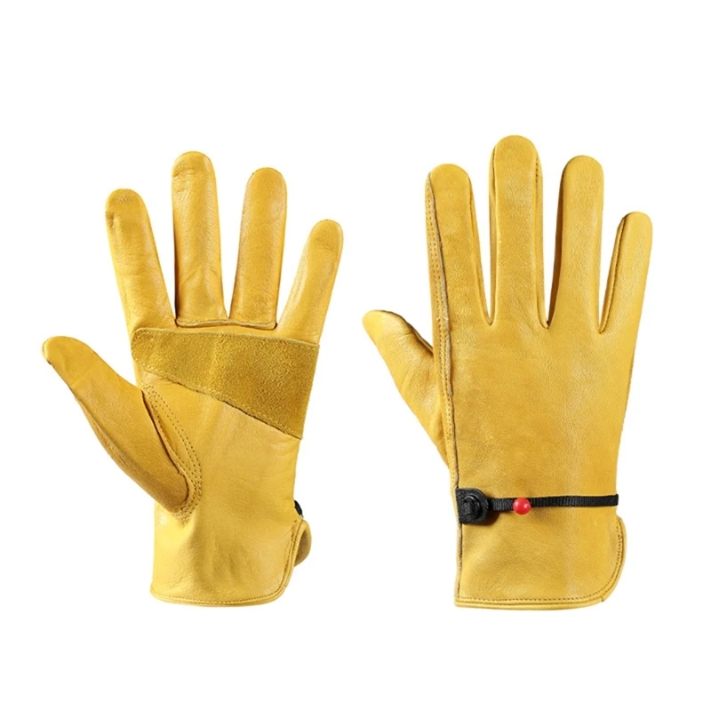 2Pcs Welding Gloves Welding High Temperature Gloves Heat Resistant Fire Proof