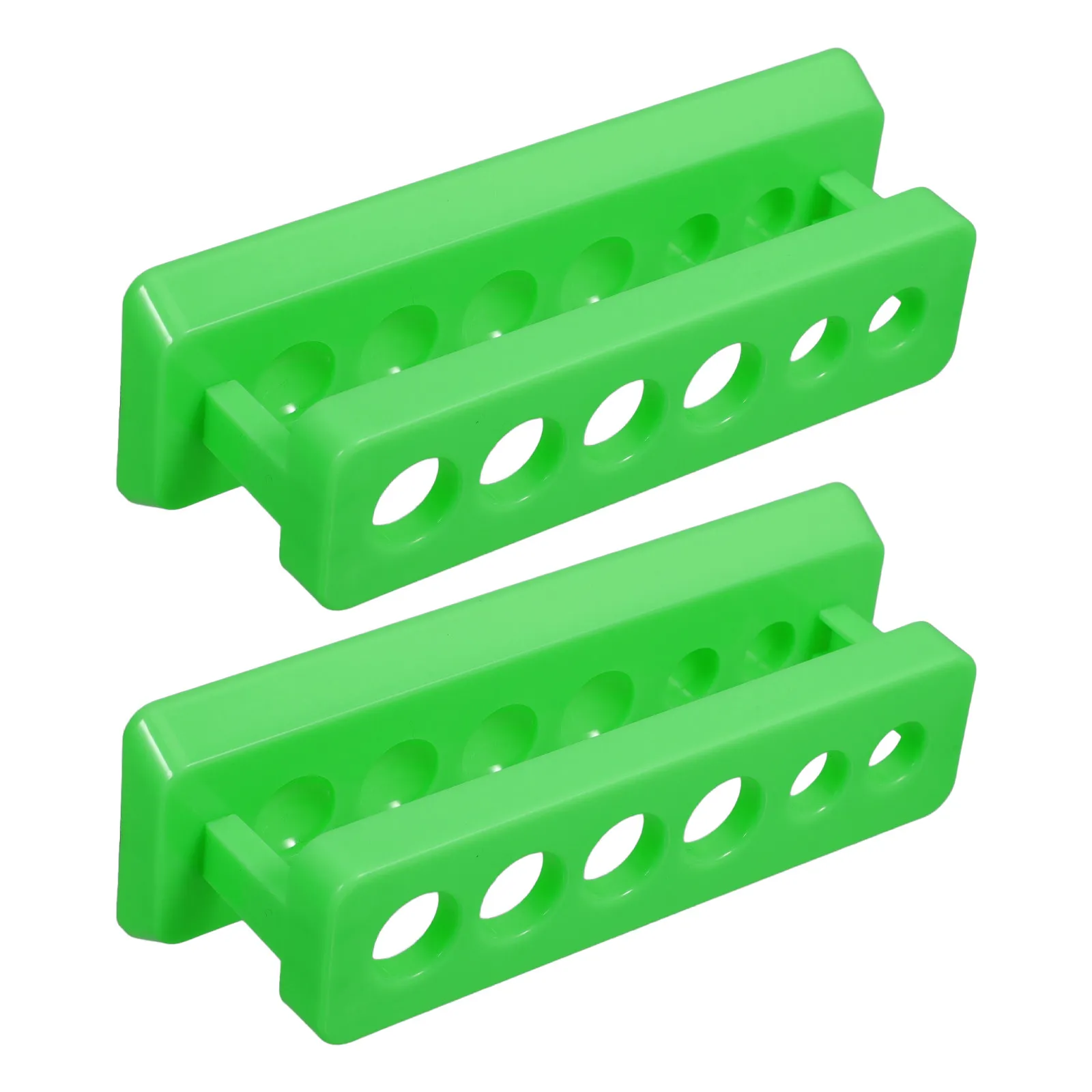 2Pcs Test Tube Rack Plastic Stable Laboratory Test Tube Organizer Holder for Vials Bottles Experiment Use Vials Bottles Rack view 4