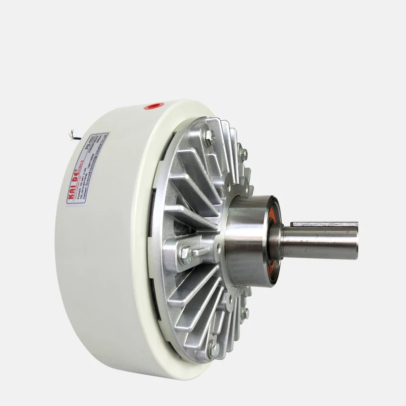 Freno de polvo magnético de un solo eje, controlador de tensión de 24V, eje inflable, 3-50n. M, 0,3-5,0 kg
