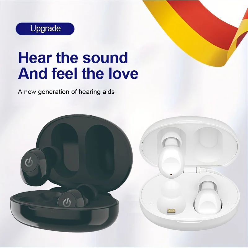 Invisible Amplification Audiphone In Ear Magnetic Assisted Listening Type-C Charging Headset Sound Amplifier For The Elderly