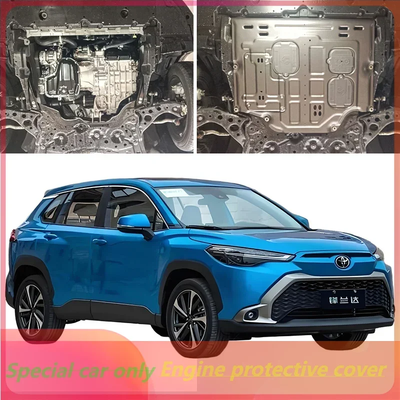 トヨタ カローラクロス 2022-2024用 高品質 ブラック エンジンガード マッドガード ボード スプラッシュシールド 泥除け フェンダープレート パネル