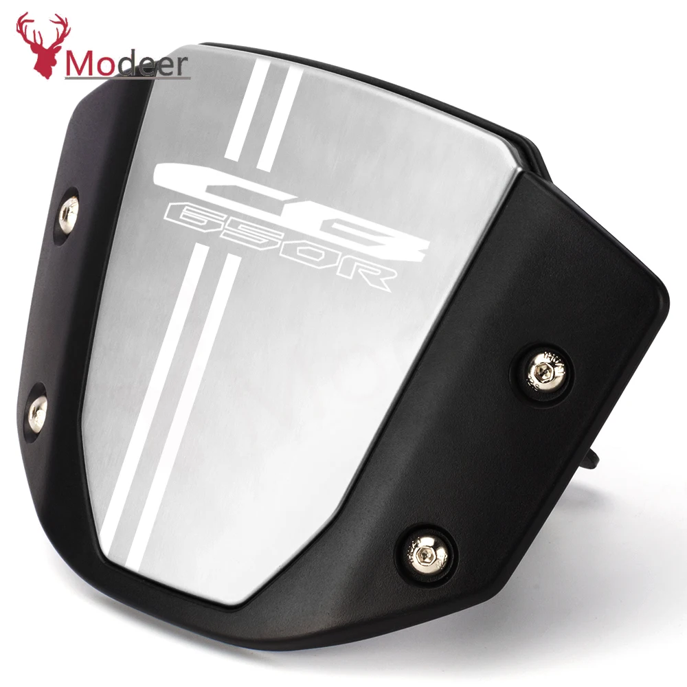 Pára-brisas da tela frontal da motocicleta, defletor de vento, pára-brisas, Acessórios da motocicleta, CB650R, CB 650 R, CB650 R, 2019-2021