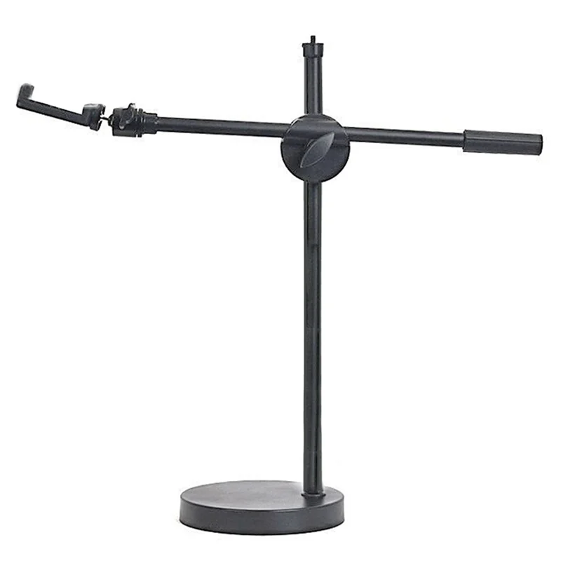 Elevated Tripod with Ring Light Desktop Desktop Shooting Stand Tripod with Mobile Phone Holder Cantilever