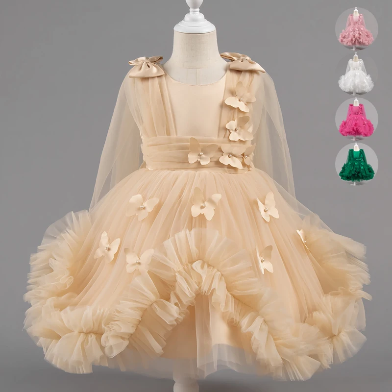 

Cartoon Children Girls Dresses Lace Sleeveless Girls Princess Dress Summer Kids Party Dresses for Girls 1-9 Years