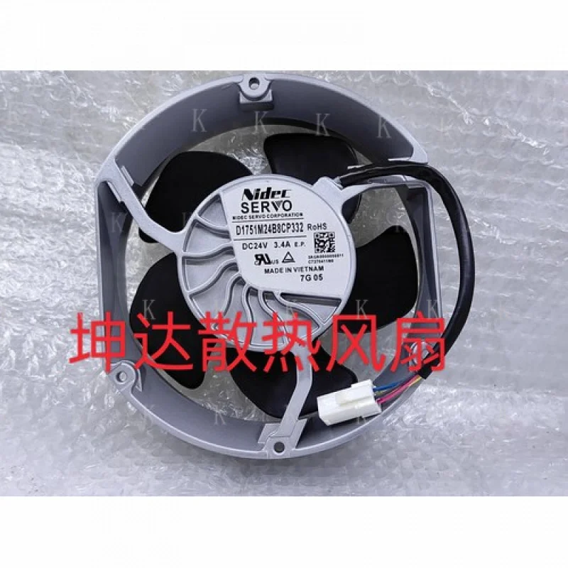 

C FOR SERVO D1751M24B8CP332 DC24V 3.4A 4-Wire Inverter Cooling