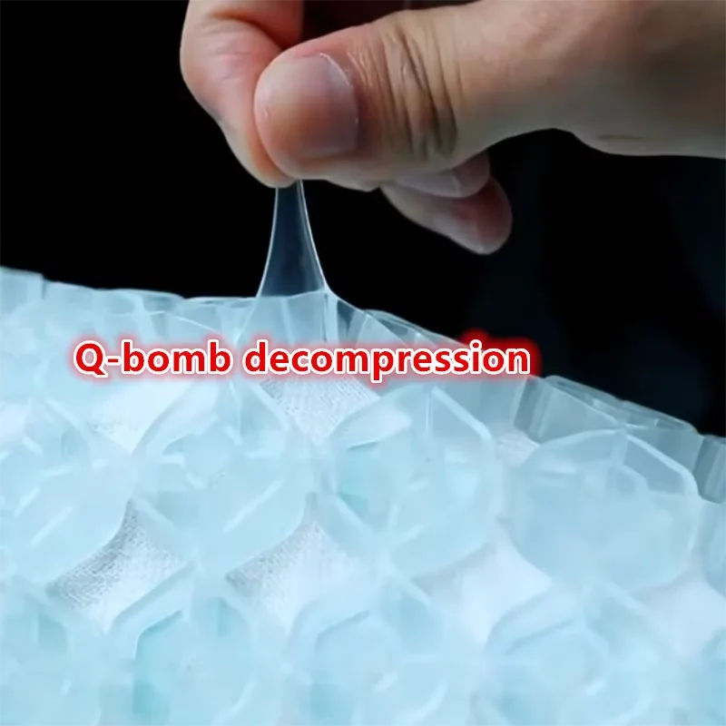 Car Gel Seat Cushion Breathable Honeycomb Cooling Pad Non‑Slip Auto Office Chair Butt Cushion Four Season Protector Mat Pad view 5