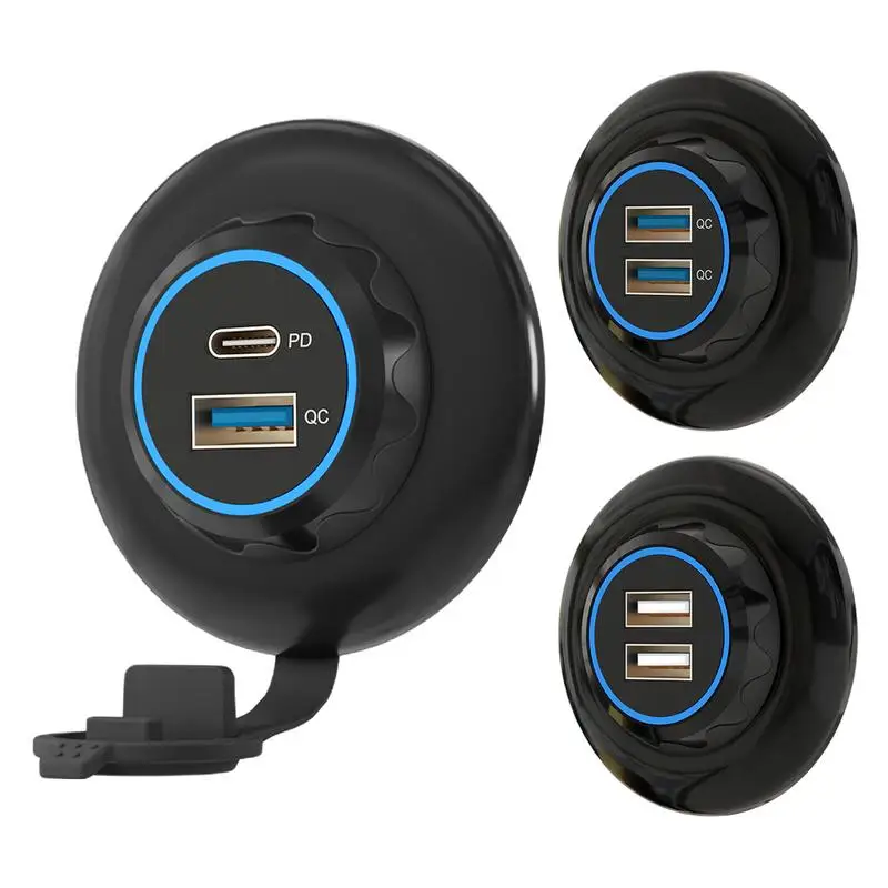 Autolader Socket Pd Qc3.0 Poort Usb Oplader Outlet 30W Auto Snellere Oplader Socket Snelladen Telefoon Oplader Auto Socket