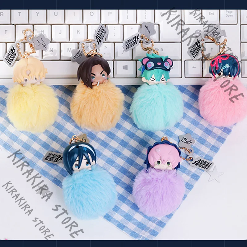 

Alien Stage Kawaii Cotton Ball Mizi Sua Till Ivan Pendant Keyring Genuine Keychain Bags Hanging Drop Ornaments (Pre-sale)