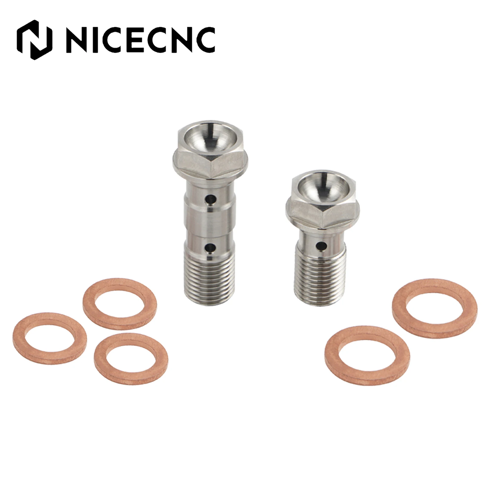 

M10x1.0 M10x1.25 Universal Motorcycle Brake Caliper Banjo Bolt Screw Titanium For Yamaha Honda Suzuki Kawasaki Ducati BMW