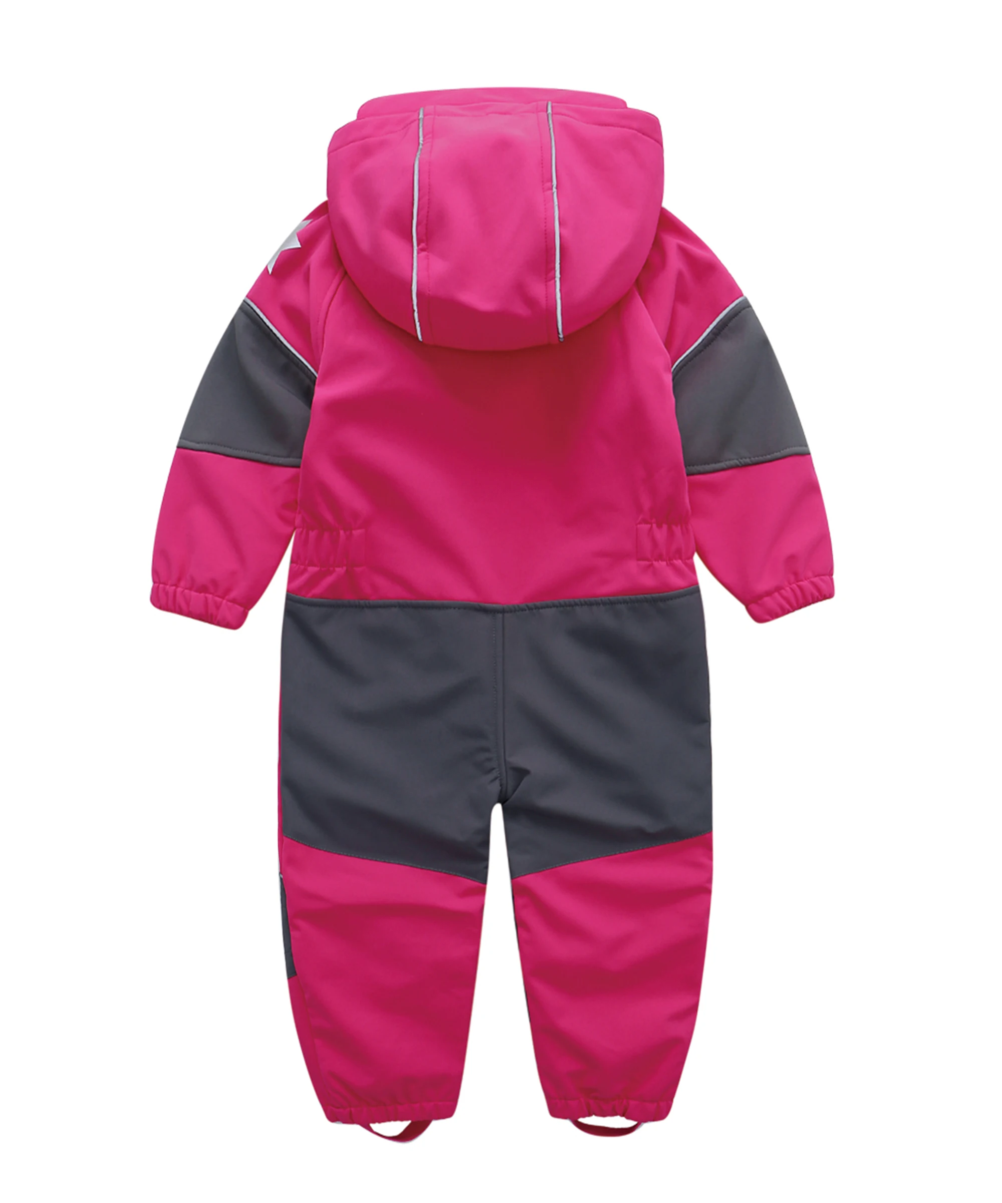 NEW 3-6T Kids Boys Girls Jumpsuit Waterproof PU Rain Pants Overall Coverall Softsehll For Children Outdoor Sportswear