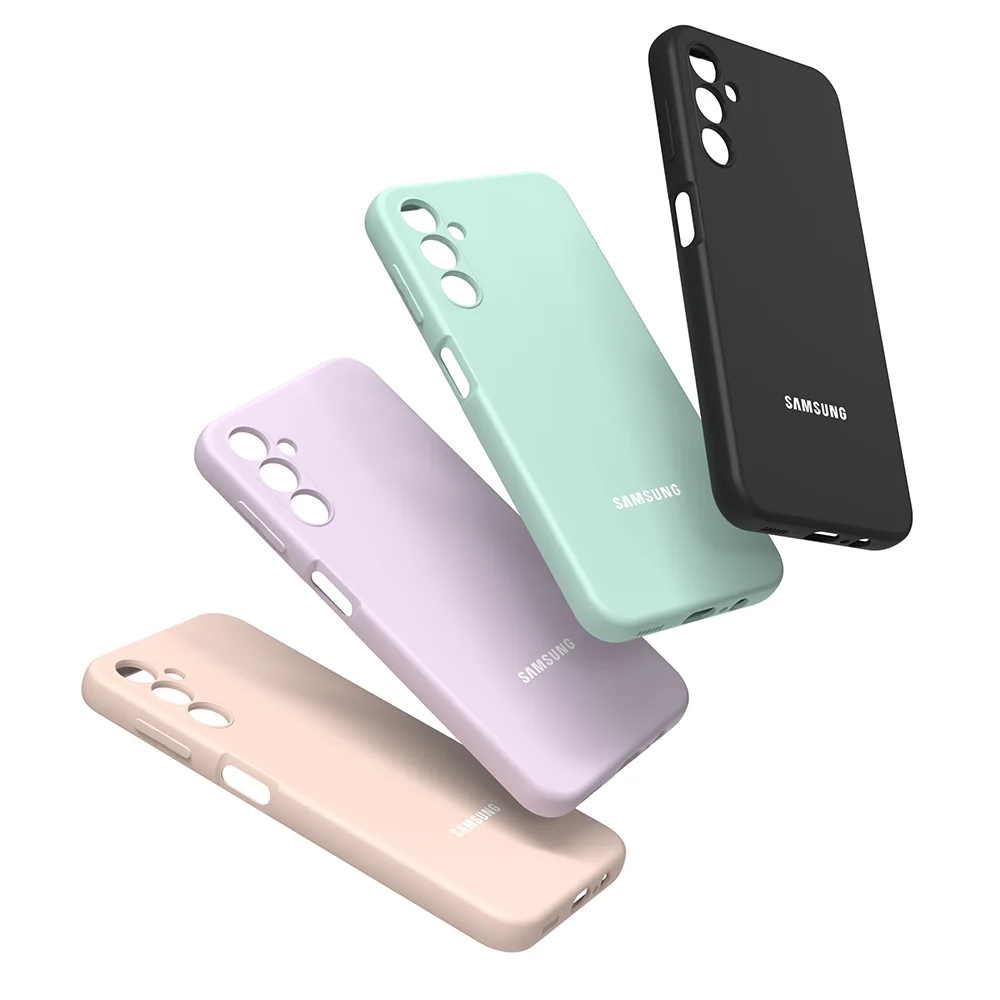 For Samsung Galaxy A55 Case Soft Liquid Silicone Silky Touch Cover For A35 A25 A15 A05 A05S A04S Ultra-Thin Shockproof Phone