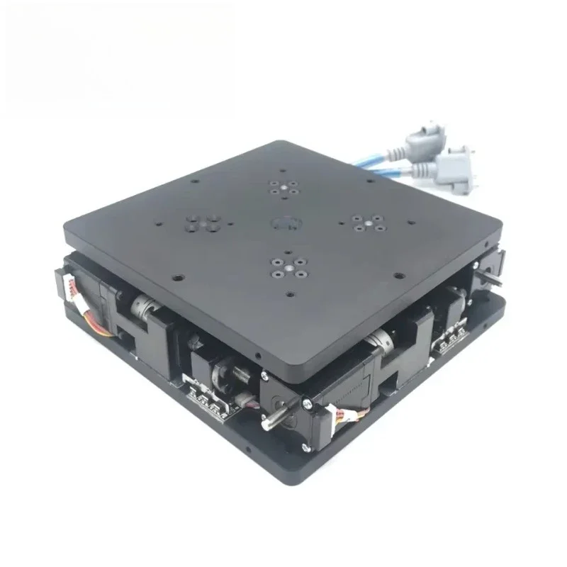 G+ Xxy160  Alignment Sliders Motorized Stage Precise Motorized XYY Table Hollow Designs Xxy Alignment Stage
