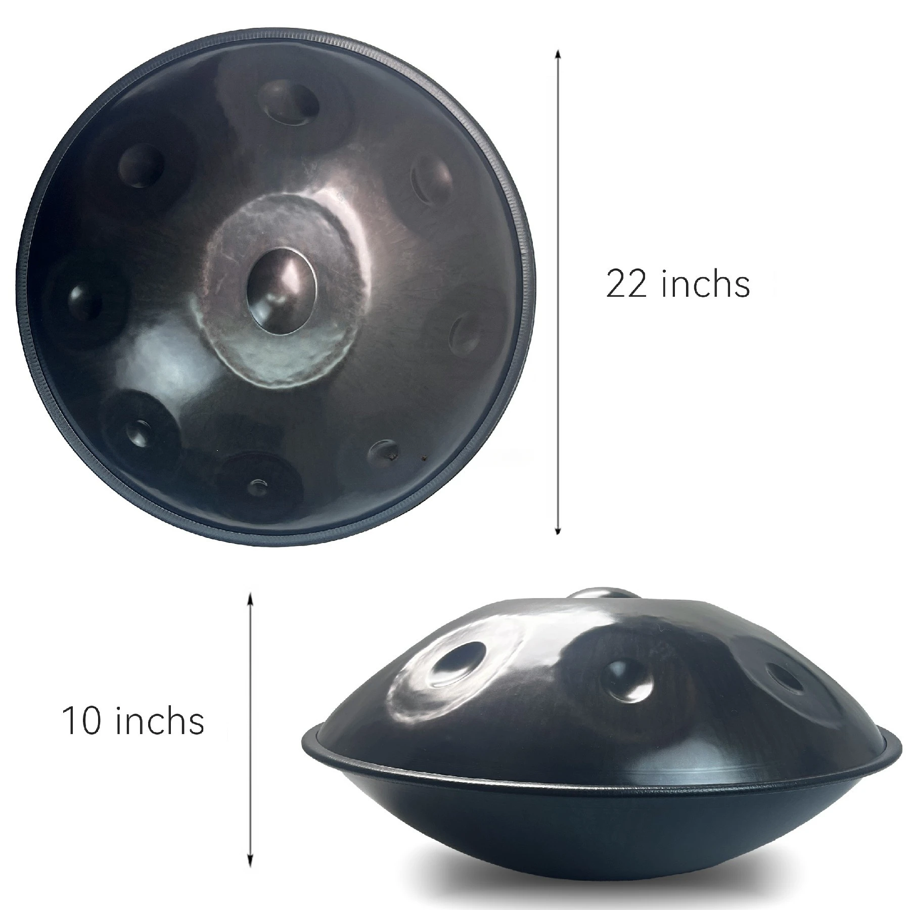 Wholesale Best Sound Quality 22inch Stainless Steel Handpan Drum Instruments ,   Handpan