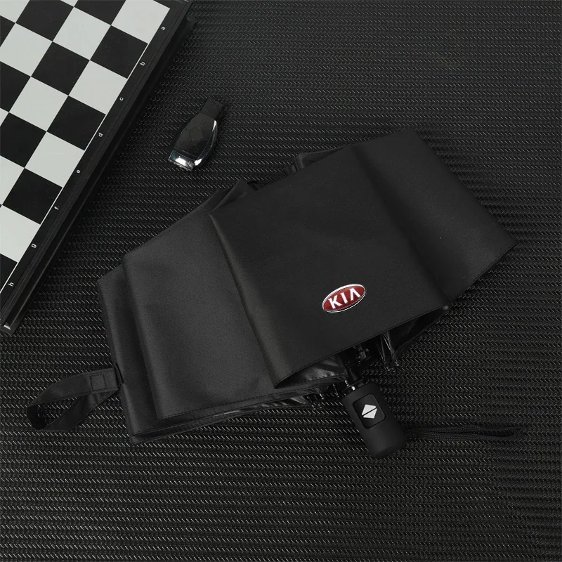

1Pcs Car Portable Folding Automatic Three Folding Umbrella Sunshade for Kia Telluride Sorento Seltos Optima Forte Ceed K5 Rio