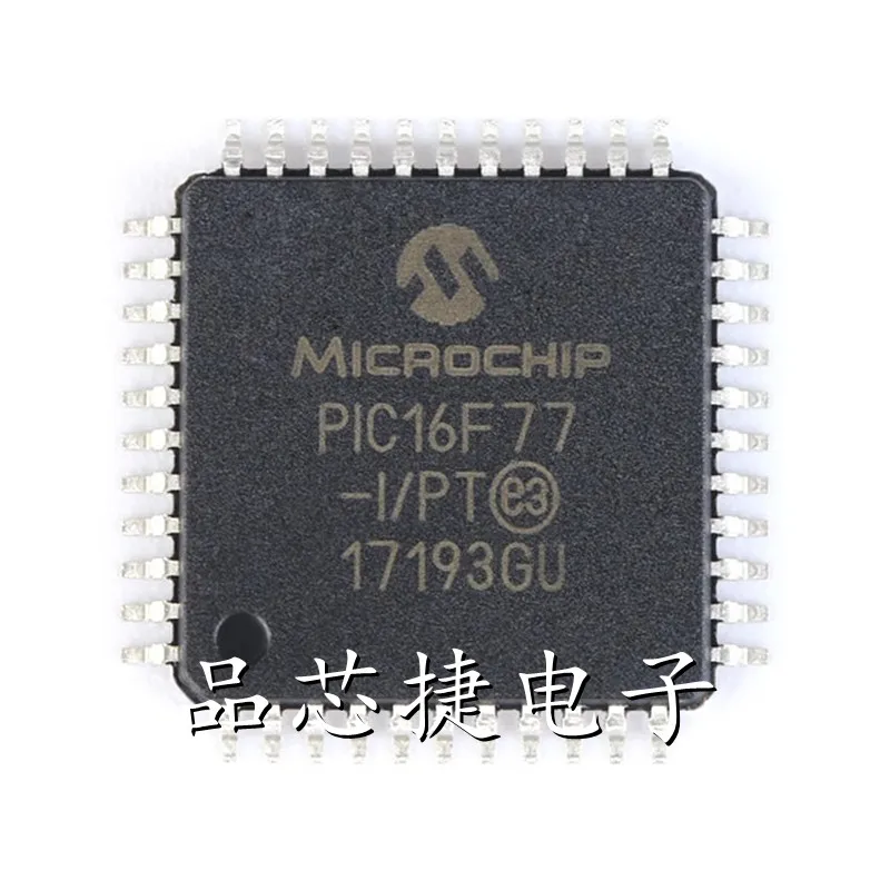 

1pcs/Lot PIC16F77T-I/PT Marking PIC16F77-I/PT TQFP-44 MCU 8-Bit CMOS FLASH Microcontrollers