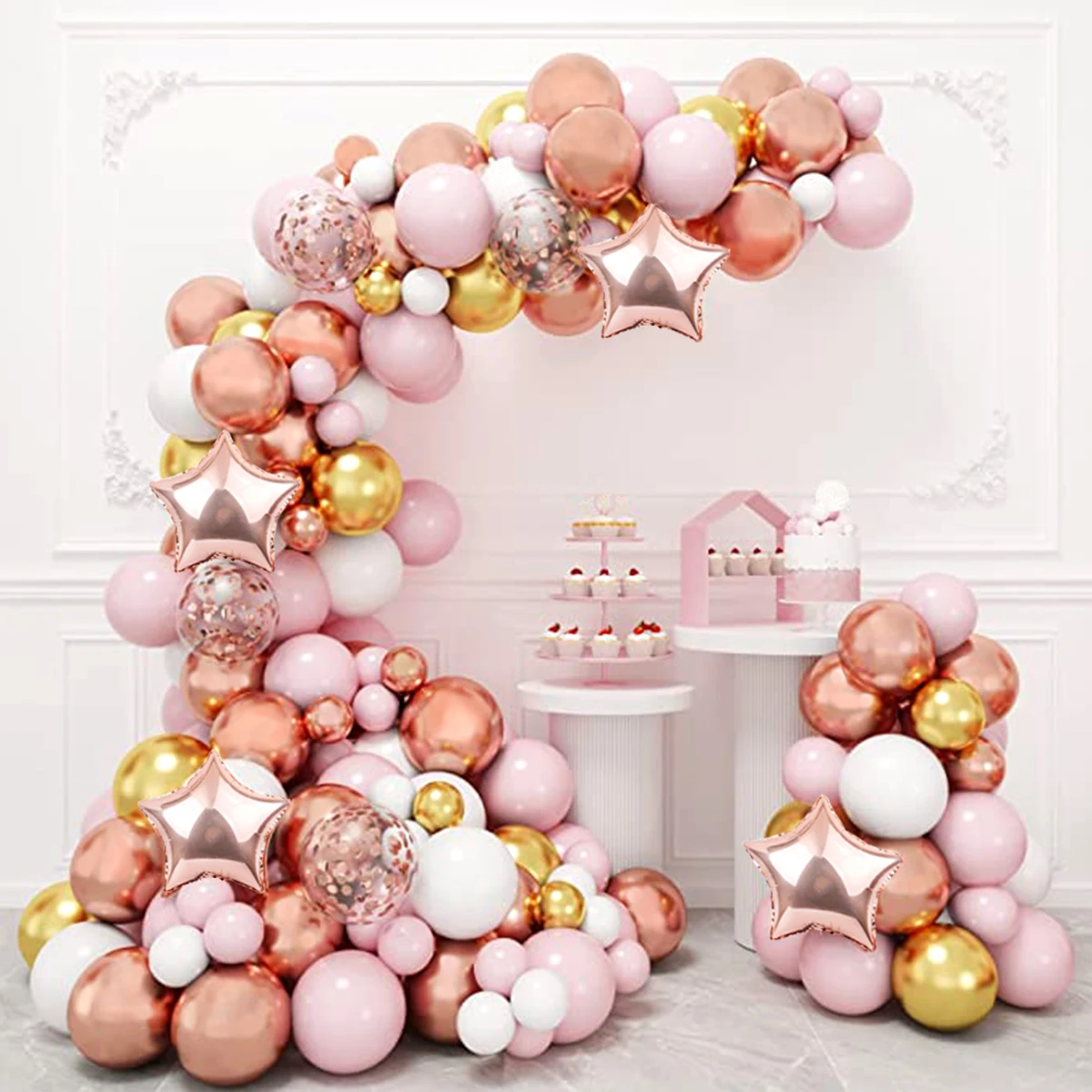 Macaron Balloon Garland Arch Kit 1st Birthday Party Decoration Kids Wedding Birthday Balloon baby shower Confetti Latex Baloon image 6