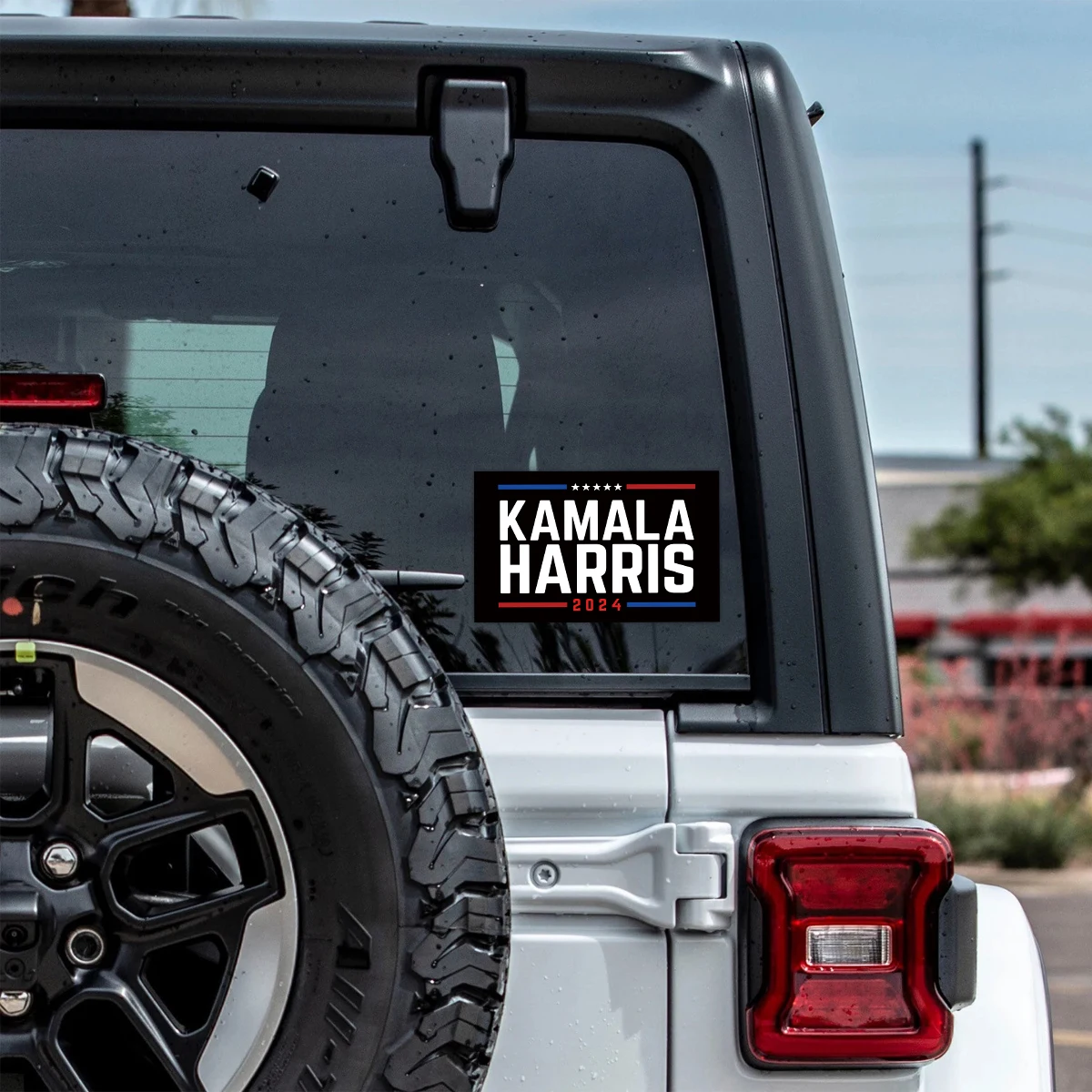 10 Sheets Kamala Harris 2024 President Campaign Stickers Laptop Window Bumper Decals Self-Adhesive Waterproof Vinyl Car Stickers