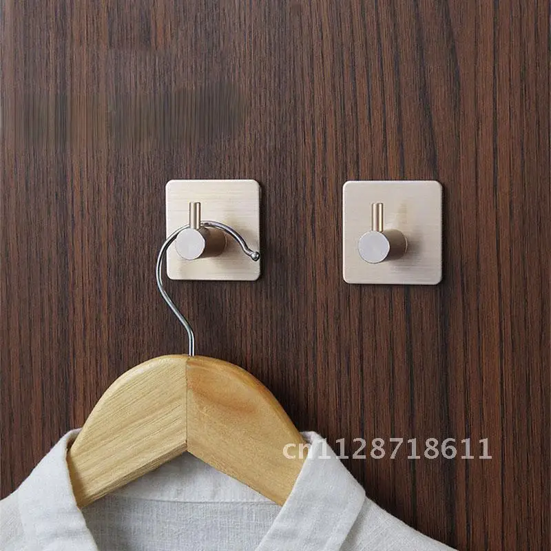 Long-lasting Stick-on Wall Hooks Towel Hooks For Bathroom Accessories Clothes Rack Towel Holder Rust-resistant Hook For Bathroom