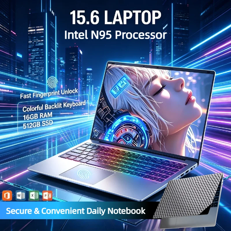 Portátil 15.6 Pulgadas 16GB 2TB SSD