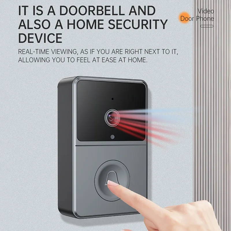 Videocitofono wireless 2.4G campanello bidirezionale audio video campanello telecamera visione notturna campanello per porta sistema citofonico per villa