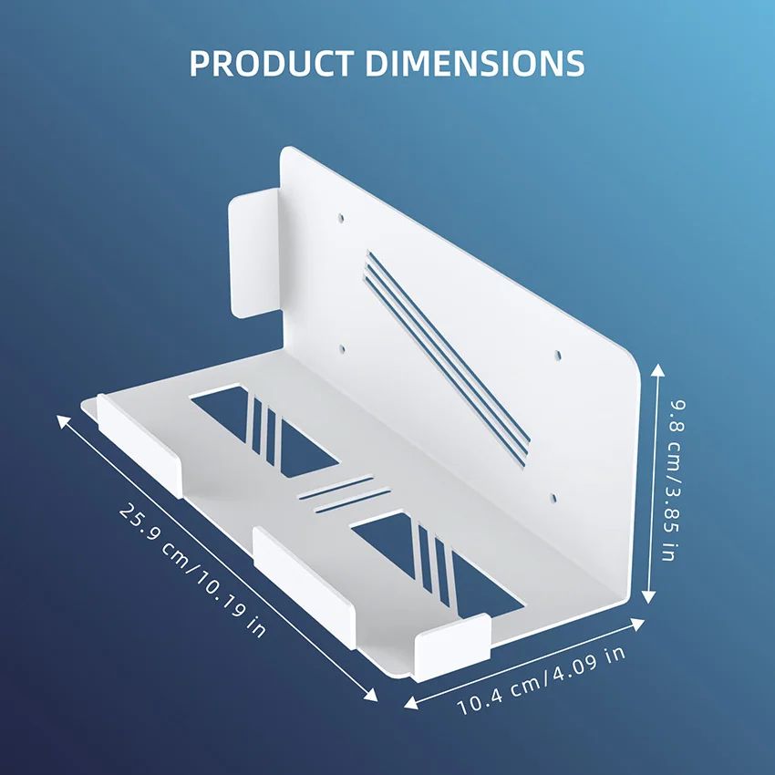 For P5/P5 Slim/P5 Pro Black/White Host Wall Mount Bracket Storage Rack Accessories