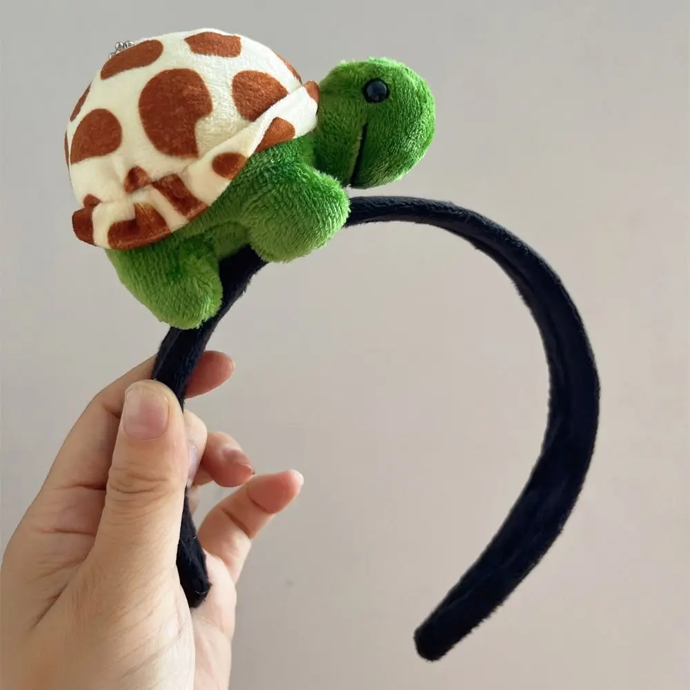 Cute Cartoon Turtle Headband Novelty Hair Accessories Animal Turtle Headband Creativity Face Wash Headband Photograph Session