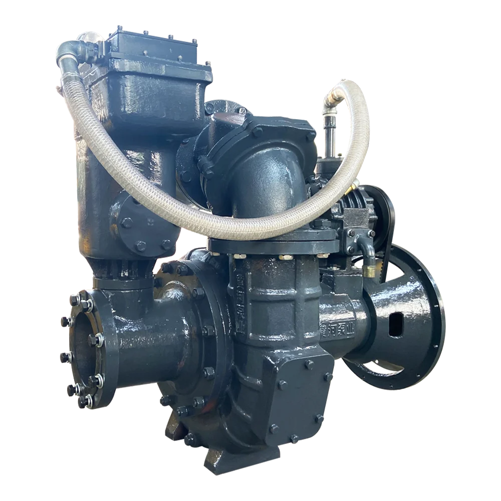 Large Flow Transport Municipal Sewage High Vacuum Engine Self-priming Pump
