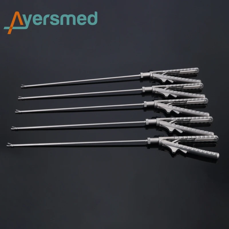 Medical User Laparoscopic Needle Holder J&J Type, Laparoscopic Needle Forceps 5x330mm