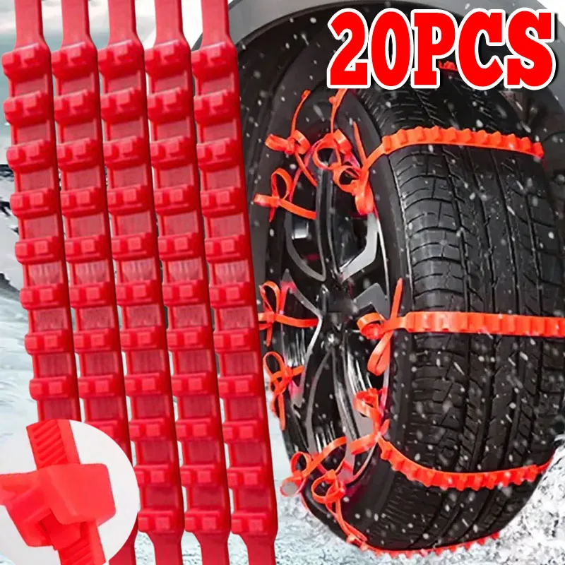 屋外車のタイヤチェーン,滑り止めタイヤ,ケーブルタイ,緊急アクセサリー,冬,雪,10,20個