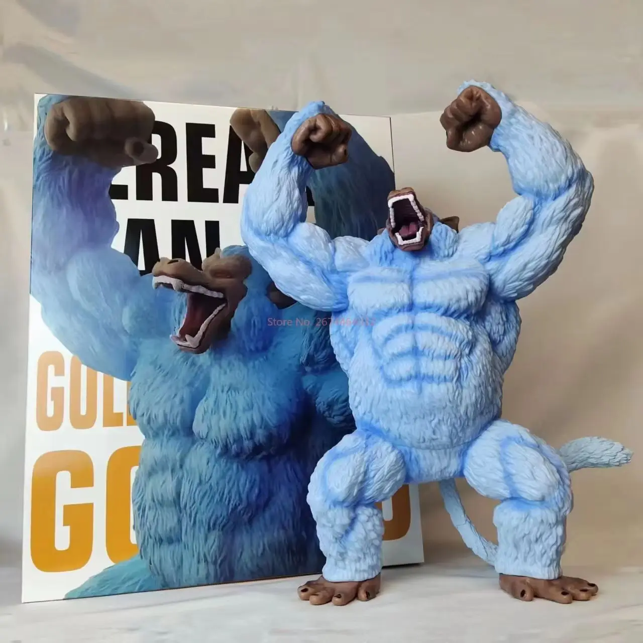 ドラゴンボール Z ベジータ悟空猿劇場版アニメフィギュアゴールデングリラ像アクション置物グッズ模型玩具人形