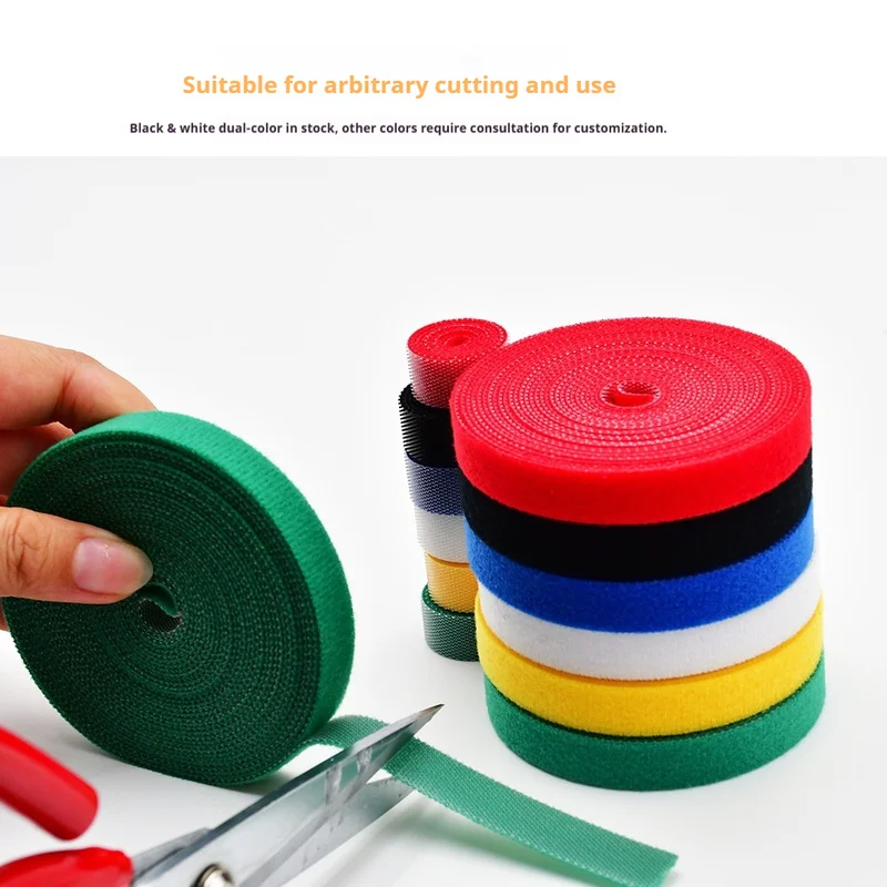 Generic Cable Straps Nylon Reusable Custom Cut Ties For Organizing Computer Mouse Keyboard Cables Data Cables Headphones