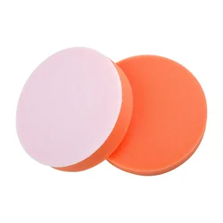 4Pcs 125mm Car Polishing Sponge Orange Smooth Flat Sponge Polishing Pad Set Polishing/Grinding/Waxing Power Tools Accessories