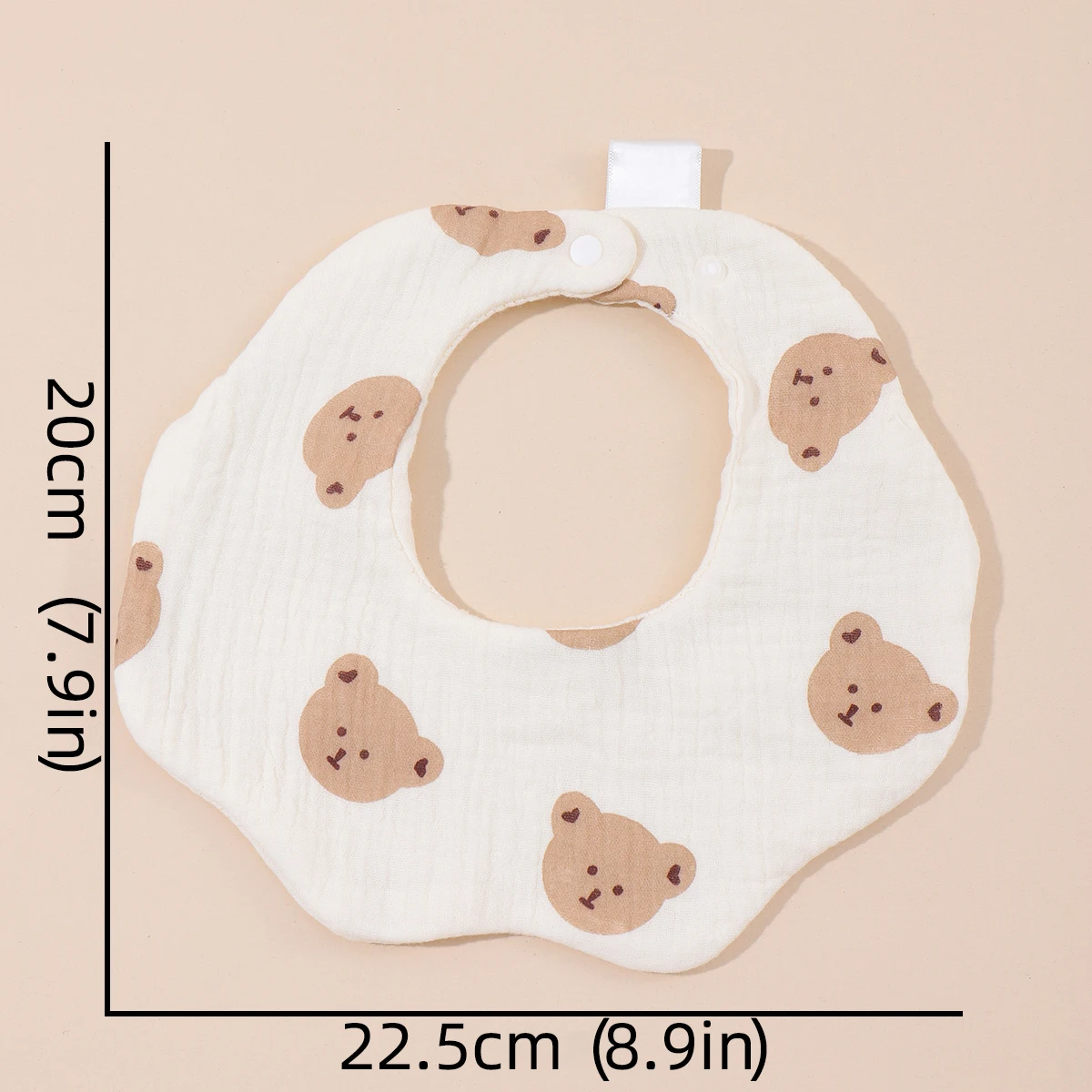 2/3pcs Korean Style Cotton Gauze Baby Feeding Bibs Soft Petal Infants Print Saliva Towel Newborn Toddler Burp Cloth Kids Bib