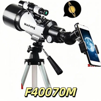 Astronomical Telescope 40070 Professional Stargazing High Power Hd Monocular With Phone Clip Bard Membrane Spyglass Celestial