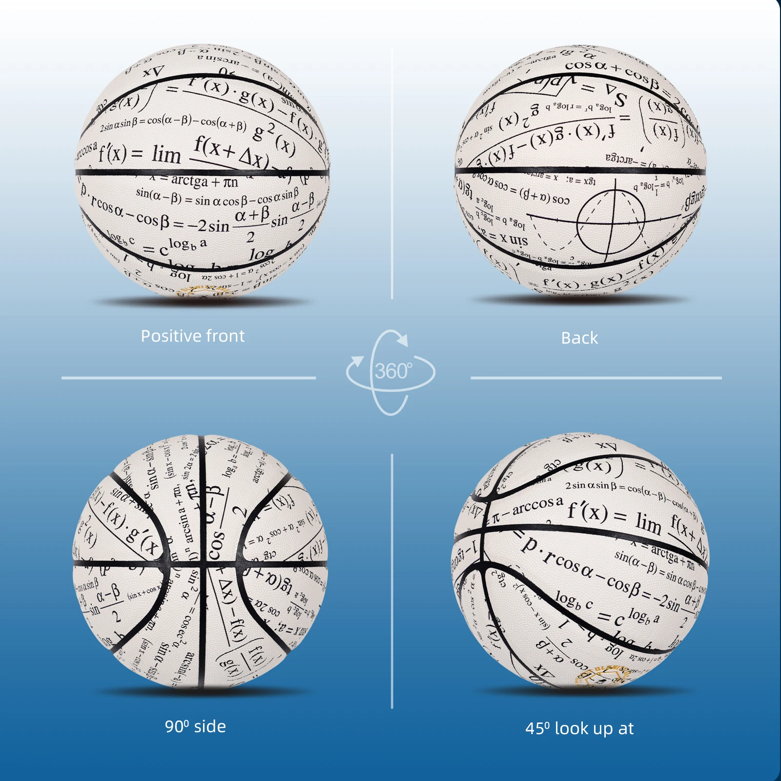 كرة سلة متوهجة في الظلام مقاس 6/7 كرة مضيئة للأطفال والمراهقين والكبار - توهج أزرق للألعاب الخارجية - هدايا عيد ميلاد رياضية ليلية #4