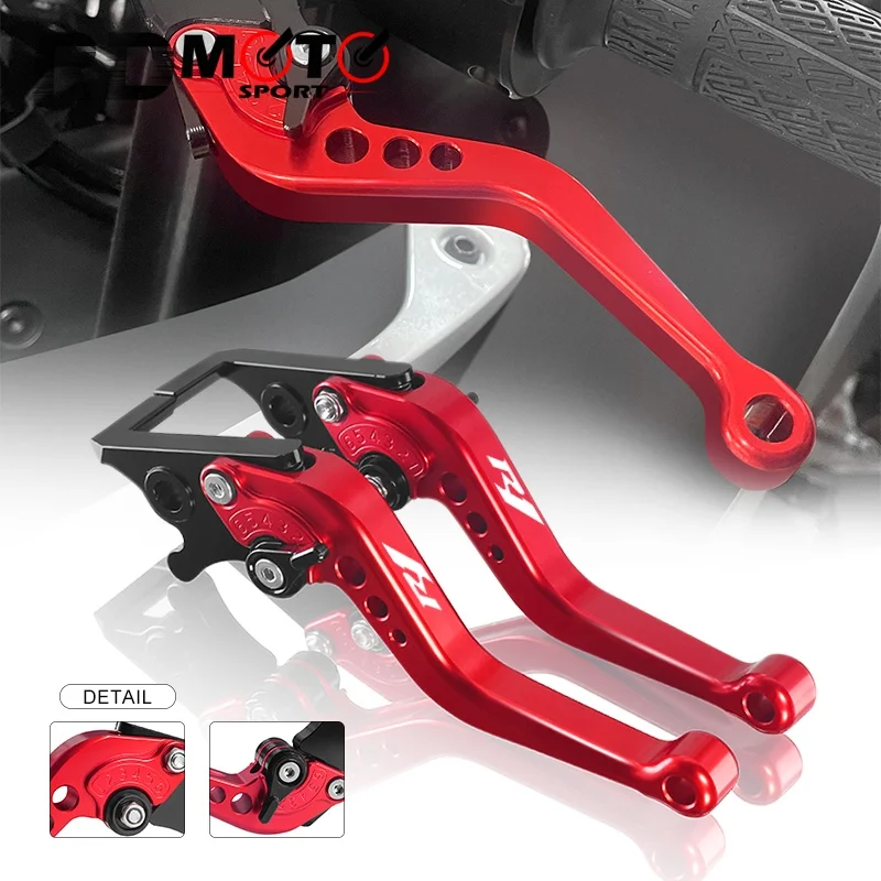 

High Quality For YZF R1 R1M R1S 2015-2024 R6 2017-2024 Motorcycle CNC Adjustable Brake clutch Short Handle levers yzf r1 r1m r6