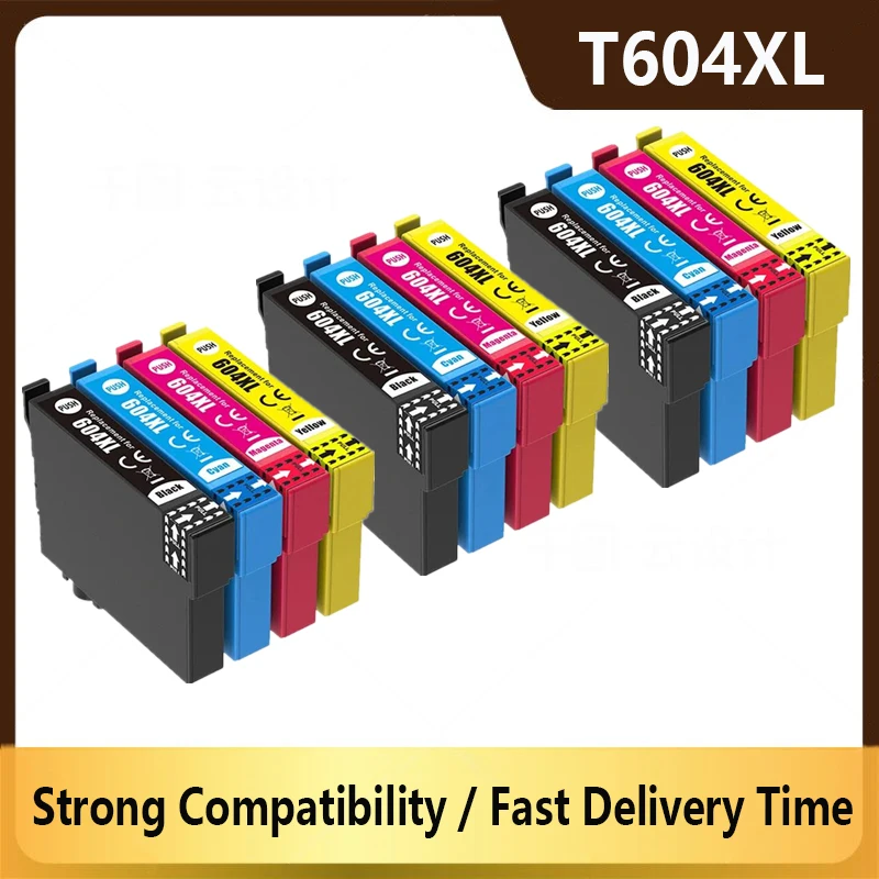 

Europe T604 604 604XL T604XL Ink Cartridge For Epson XP-2200 2205 3200 3205 4200 4205 WF-2910 2930 2935 2950DWF Printer