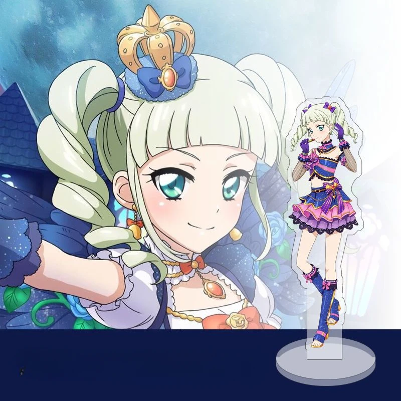 

Aikatsu Acrylic HD Stand Up Sign Todo Yurika STARS Kawaii Student Figure Anime Desktop Ornaments Cartoon Model Toy Birthday Gift