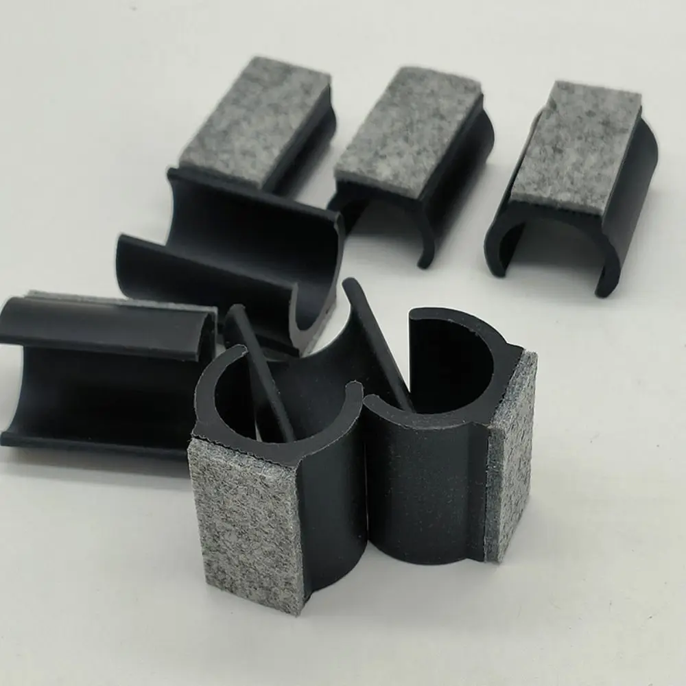 5 قطع من وسادات الأثاث المتينة غير القابلة للانزلاق على شكل حرف U لتقليل الضوضاء وأرجل الكرسي وواقيات الأرضية